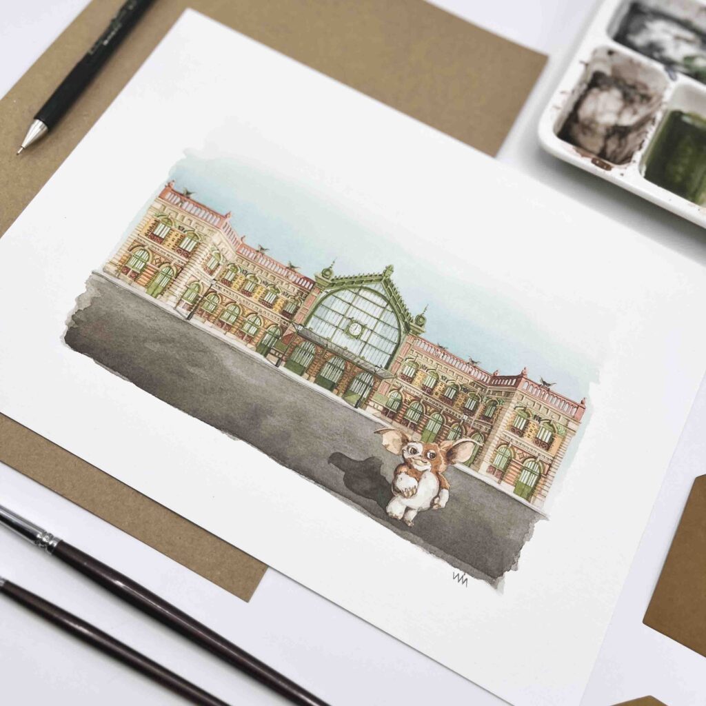 ilustración de gizmo en Almería